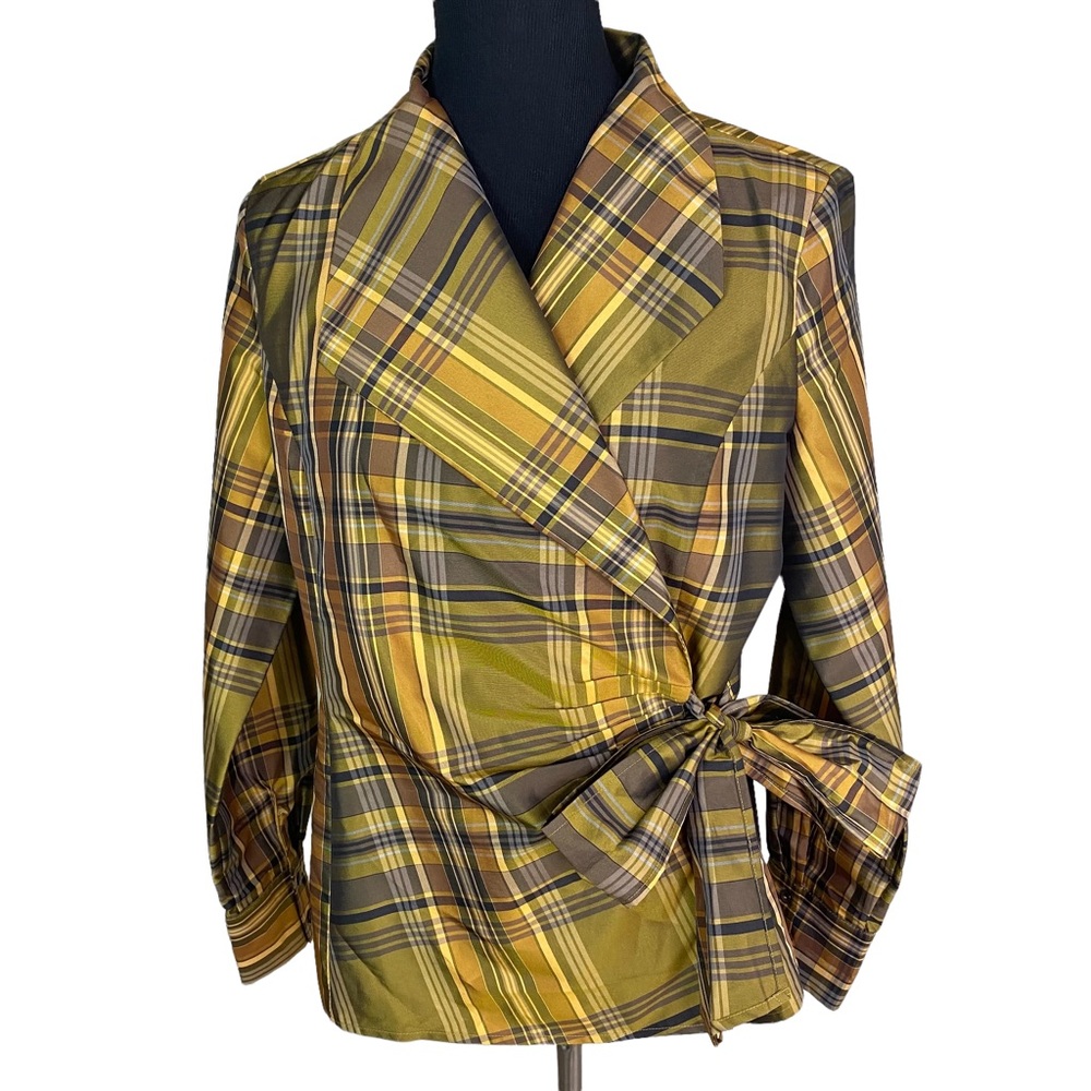 Puli Top 12 Vintage Wrap Plaid